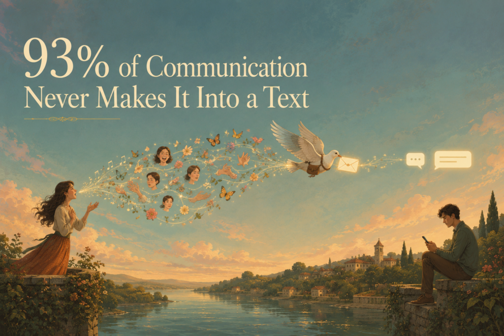 Communication Never Makes It Into a Text