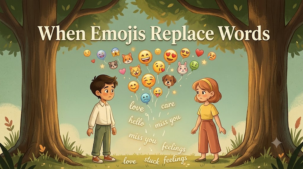 when emojies replace your words.